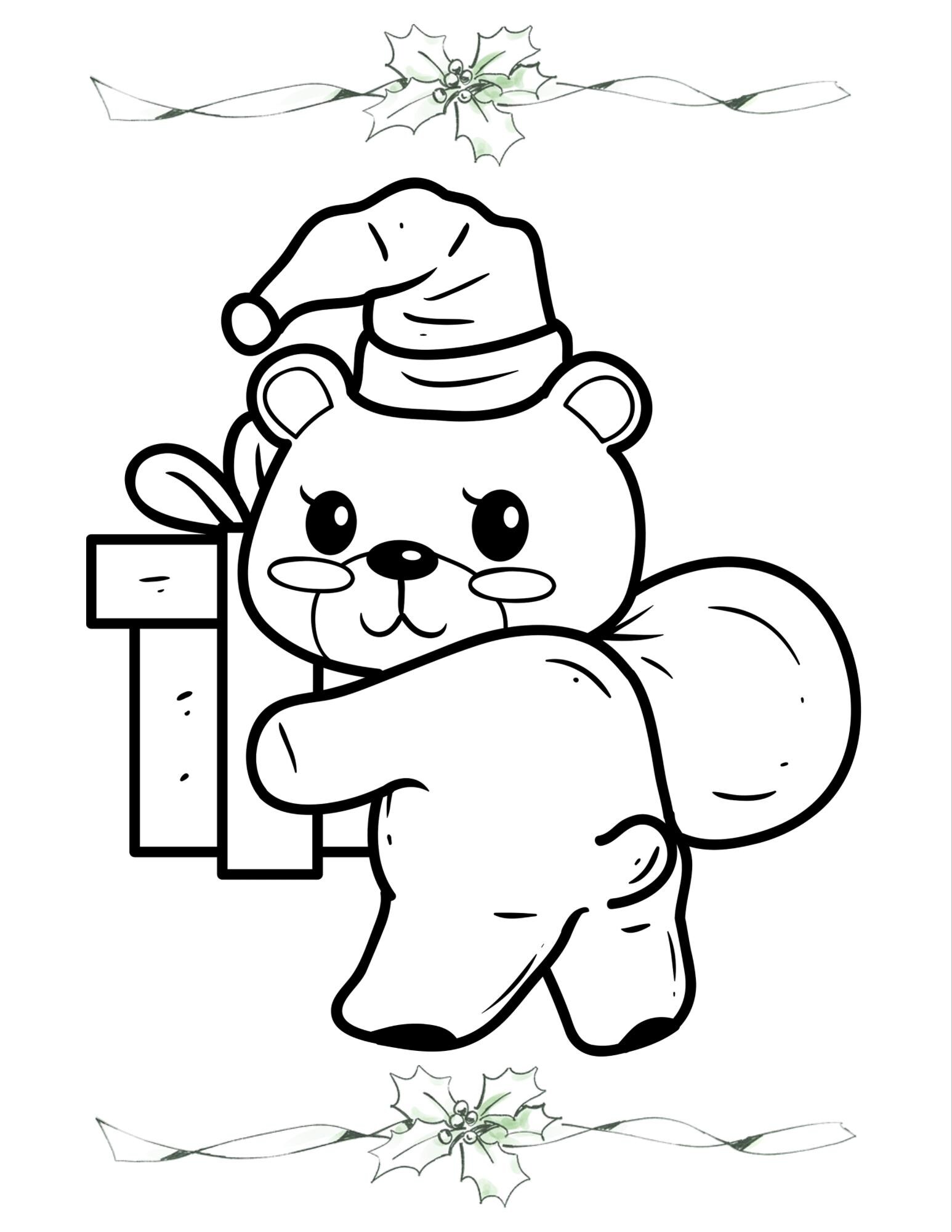 Christmas Coloring Book - Etsy