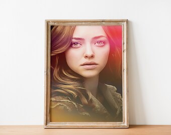 AMANDA SEYFRIED Celebrity GIFT WALL DECOR ART POSTER A3 Size