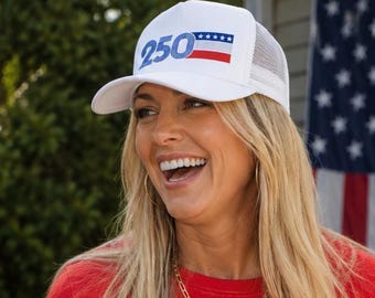 Truckerpet VS 250e verjaardag – patriottische retrosnapback – Amerika 1776 tot 2026