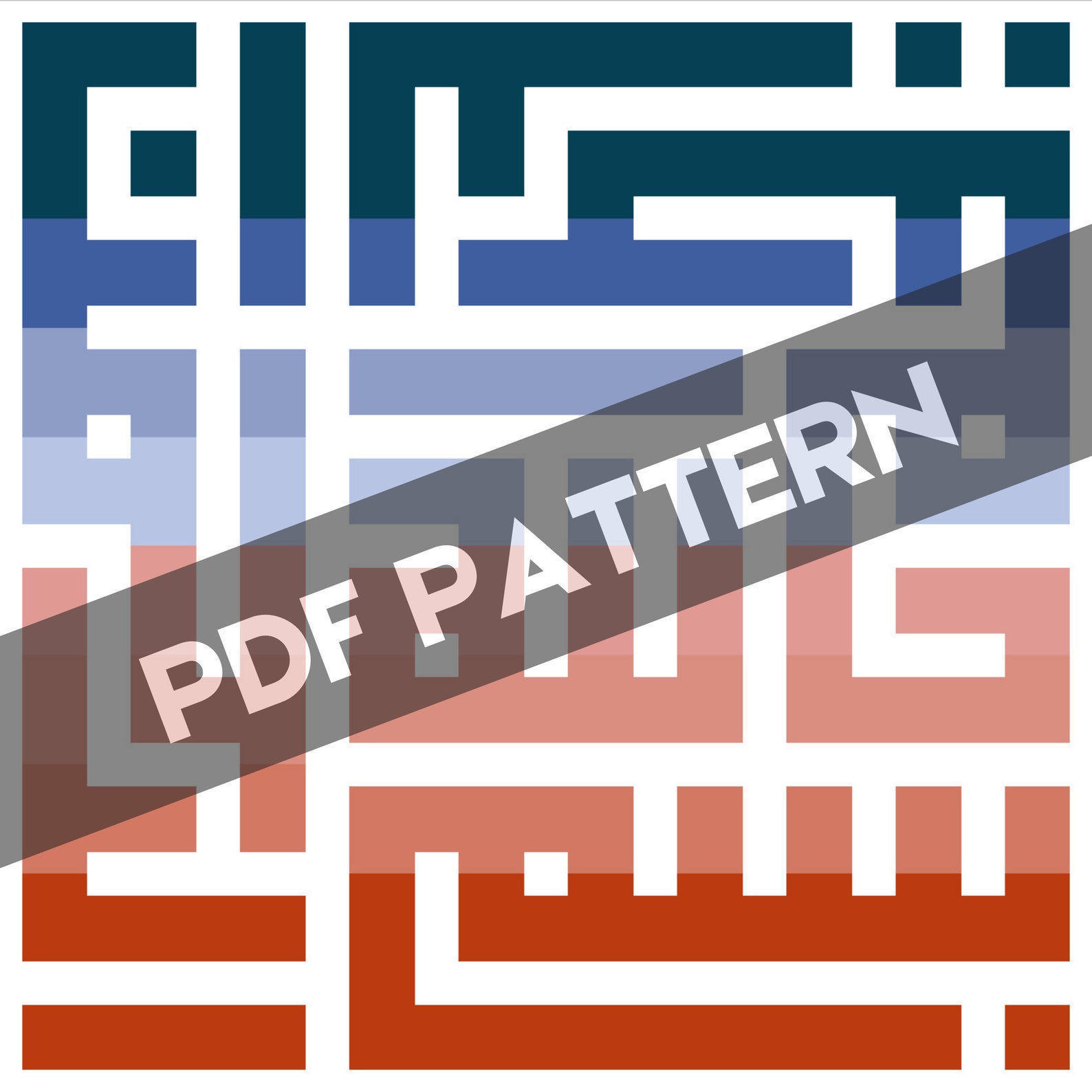 Bismillah Kufic Calligraphy Cross Stitch Pattern *PDF File Only* - Etsy
