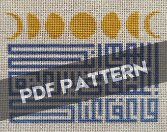 Laylatul Qadr Duaa Kufic Calligraphy Cross Stitch Pattern *PDF File Only*