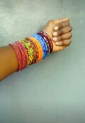 On Sale African Beaded Bracelet, African Women Bracelet, Kenyan Masai Bracelet, Zulu bracelet, African women bracelet, Tribal Bracelet. product logo