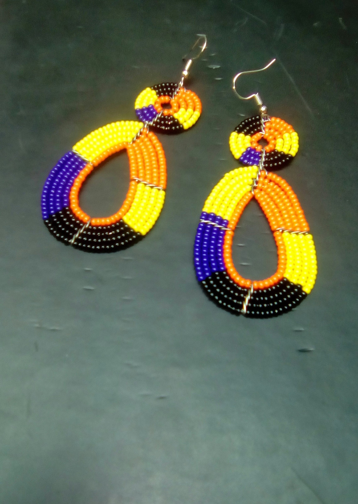 Women Masai Earrings African Zulu Earrings Beaded Earrings | Etsy