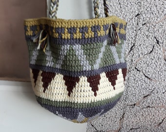 Multicolor Crochet Bag