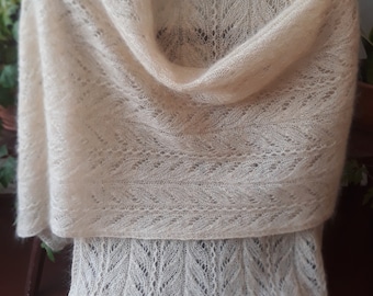Hand Knitted Lace Shawl