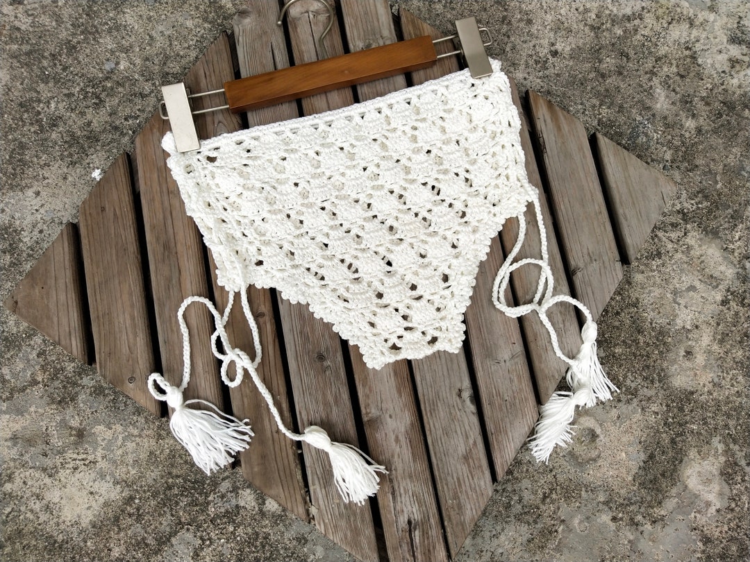 Women's Crochet Bikini Shorts Sexy Hot Pants High Waist Etsy