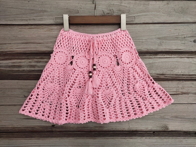 Handmade Crochet Women's Skirt Sexy Boho Skirt | Etsy