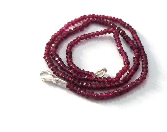 Perline Di Pietra Granata Rossa Naturale 2 3 4mm ... - Aliexpress - Foto 3