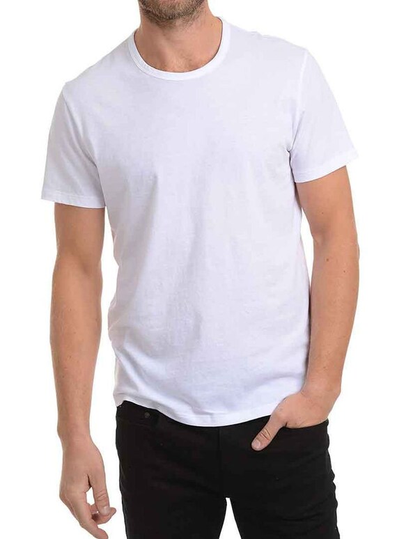 plain white tee