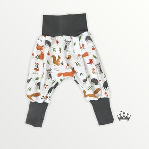 Pumphose Jersey harem pants size 56-110, pants girl boy, fox white pumphose, baby pants, pants children