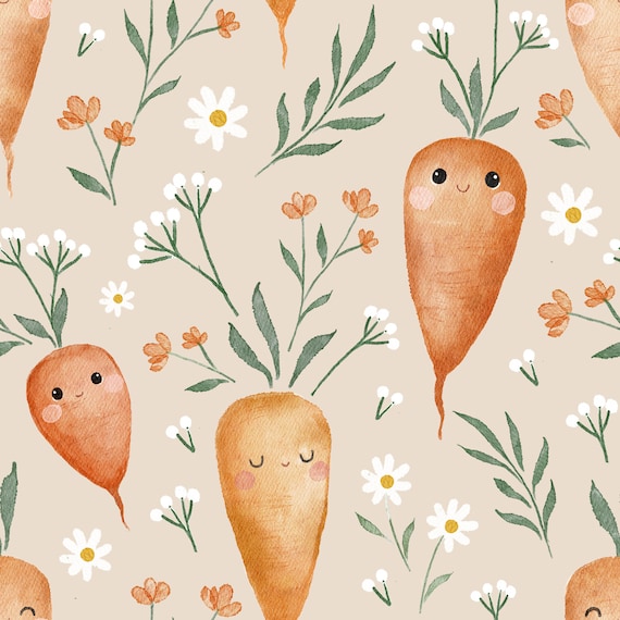 Tessuto jersey biologico per bambini produzione propria carota