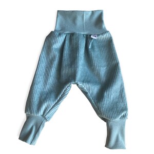 Corduroy harem pants size 56-110, pants girls mint old green unisex harem pants, baby pants, pants children boy