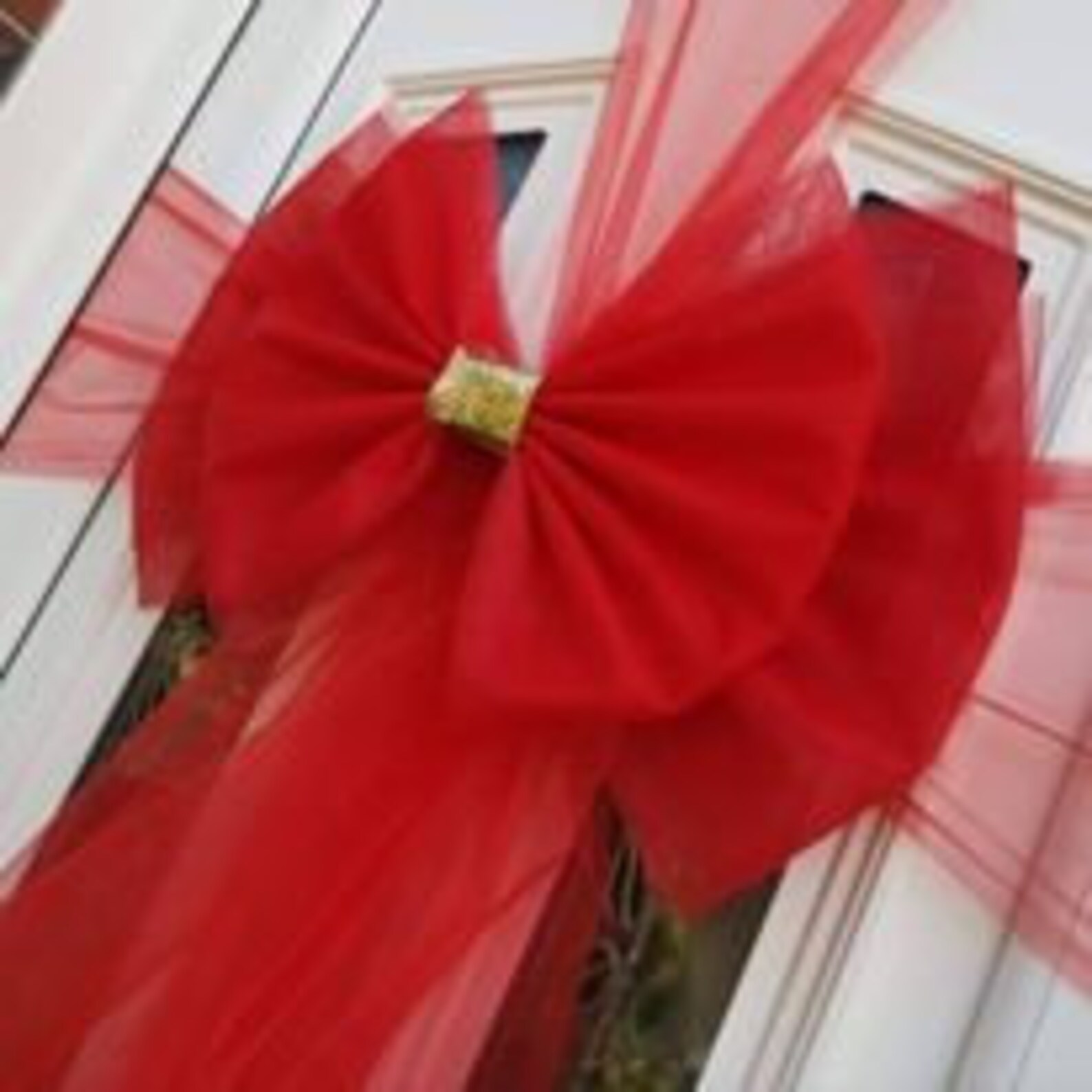 Deluxe Red Door Bow .. Christmas Door Bow.. Pre Made Door Bow Etsy UK