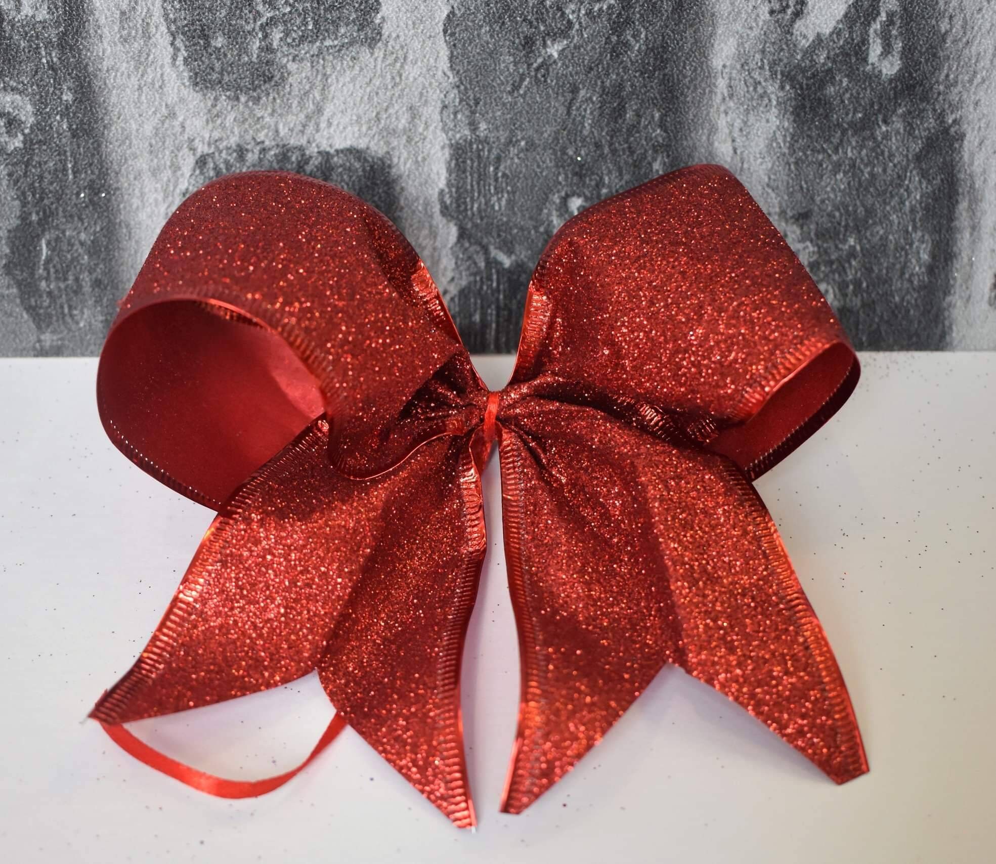 WILLBOND Christmas Red Velvet Bow 18 X 36 Inch Christmas