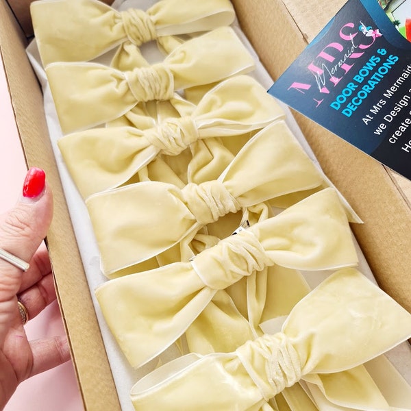 Christmas Tree Topper Bow Etsy