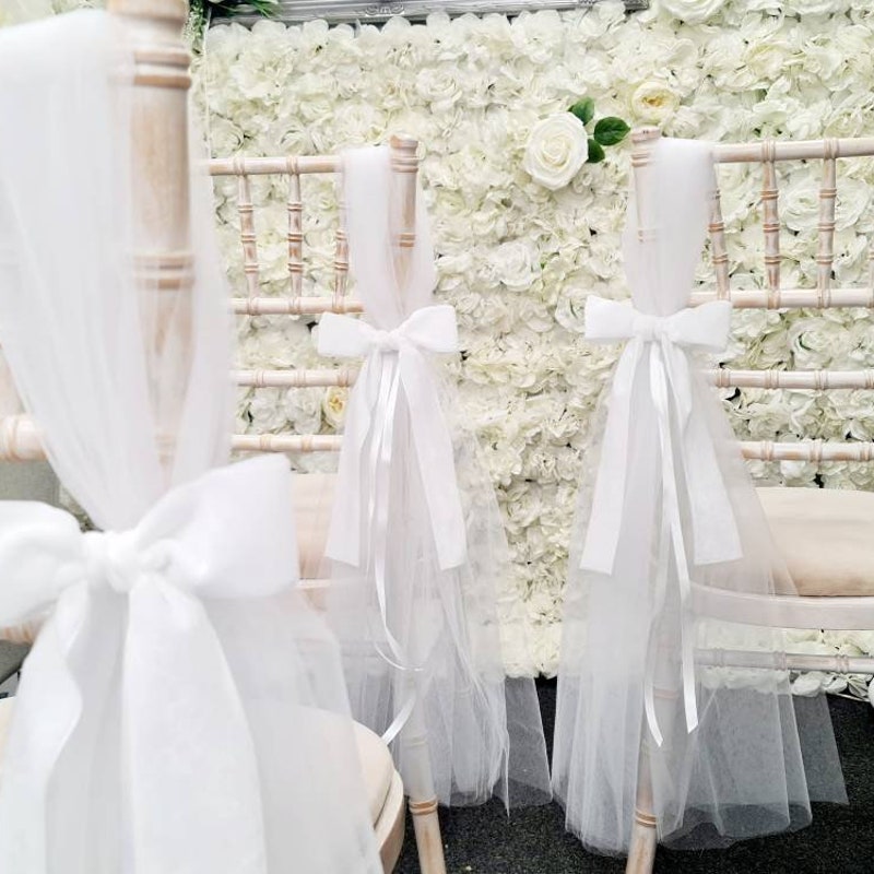 Wedding Chair Bows - Etsy