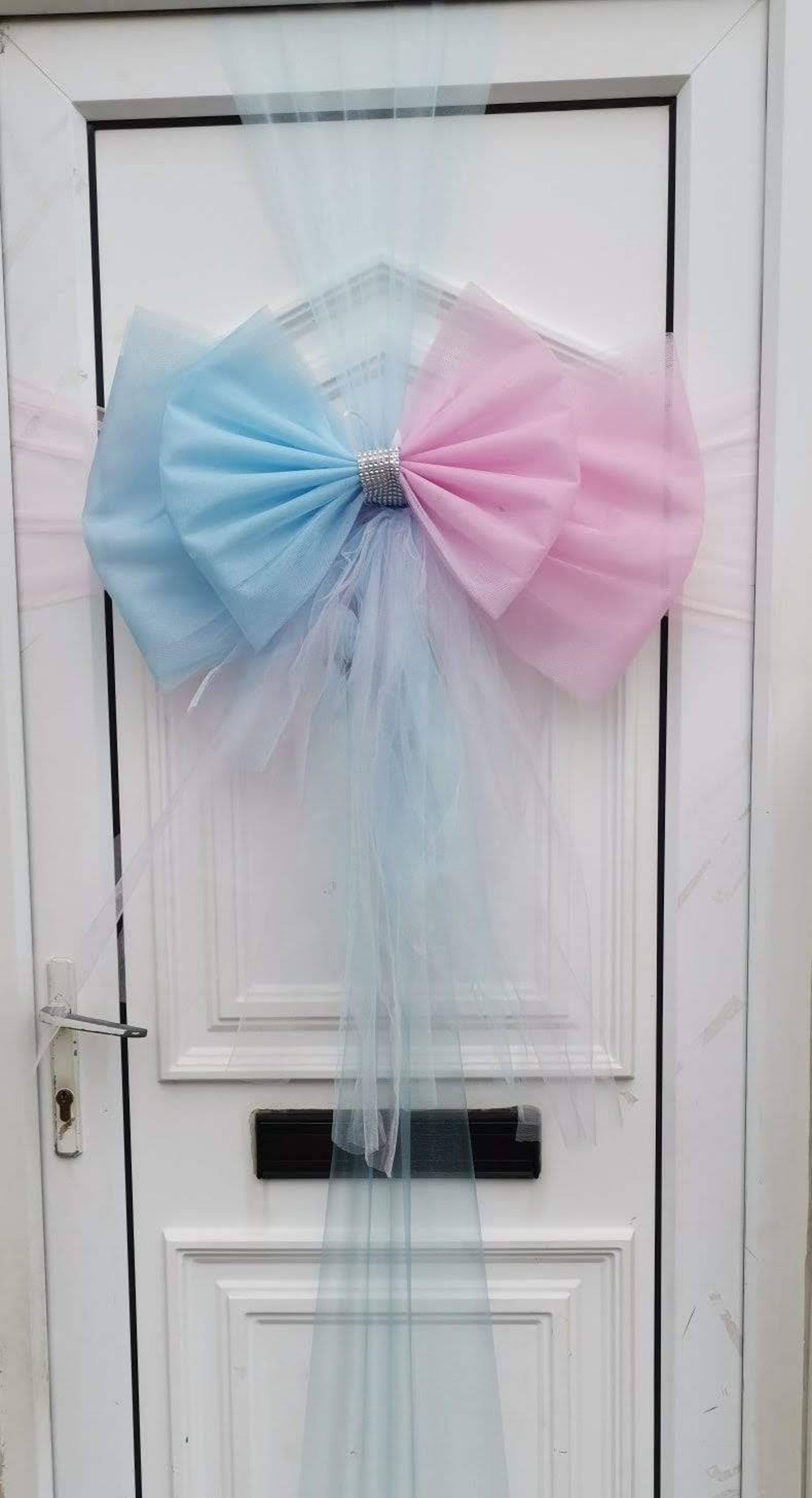 Deluxe BABY PINK Celebration Door Bow .. Car .. Large | Etsy
