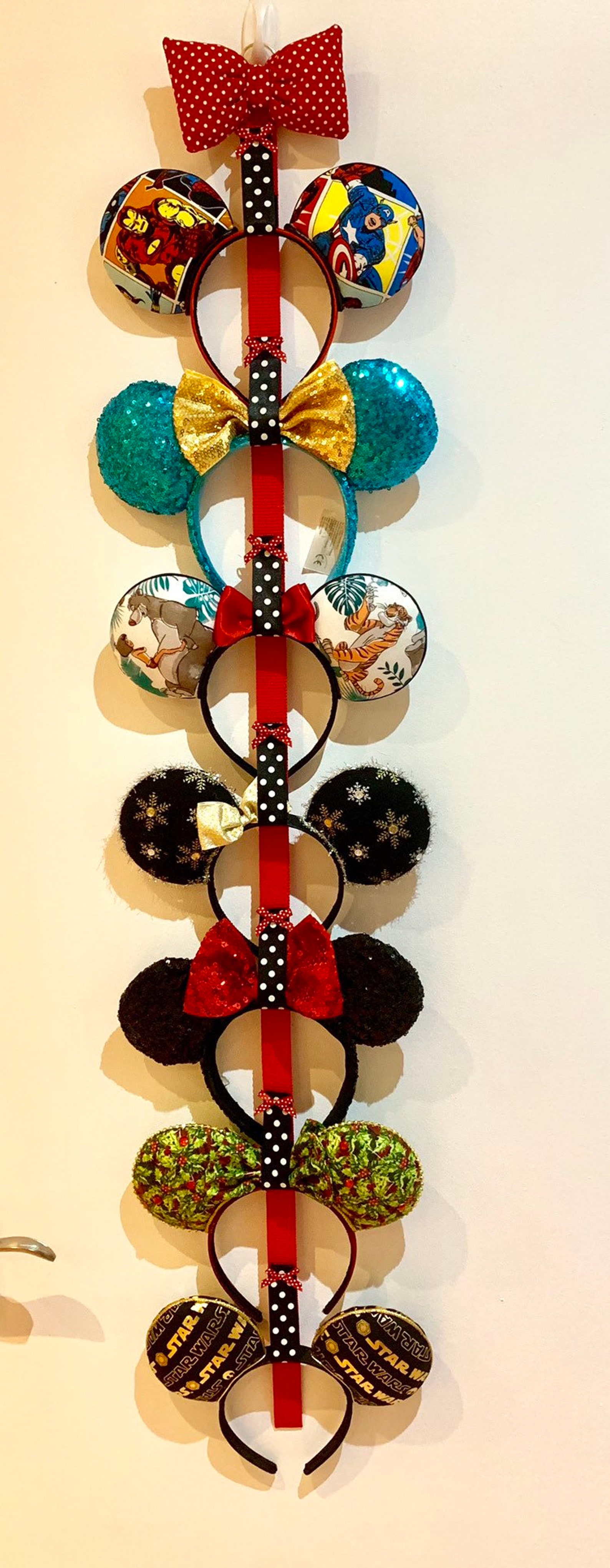 Mickey ears storage display hanger handmade Etsy
