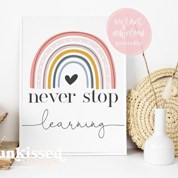 Never Stop Sign Wall Art Etsy UK Never Stop Sign Wall Art Etsy UK