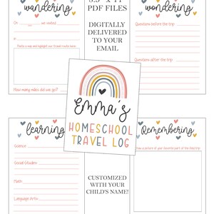 Homeschool Printable Activity Homeschool Journal Educational - Etsy