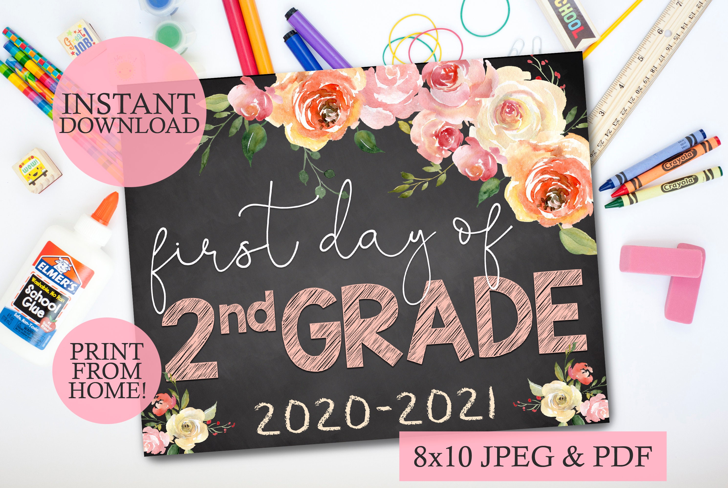 first-day-of-2nd-grade-sign-printable-first-day-of-school-etsy