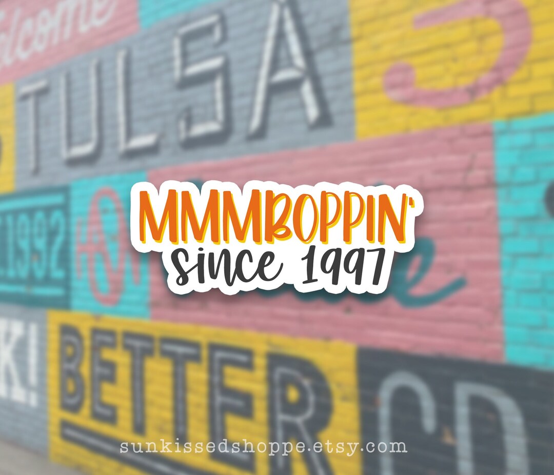 Mmmbop Sticker, Hanson Sticker, Hanson Fan Sticker, Hanson Day, Fanson