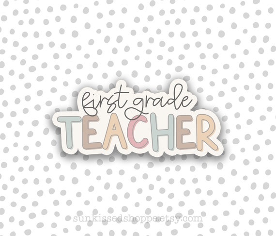 Teacher Stickers - Perfect Teacher Gifts for Women, Men, Teacher  Appreciation Stickers - Waterproof, Durable 100% Vinyl - Can Be Used On  Water