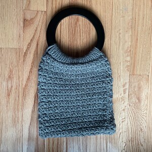 Mod Top Handle Handmade Crochet Purse