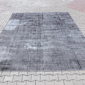 10x12 Large Oushak Rug, Vintage Faded Rug, Turkish Area Rug, Oversized Handmade Rug, 10x12 Large Area Rug, Patterned Rug, Dining Room Rug