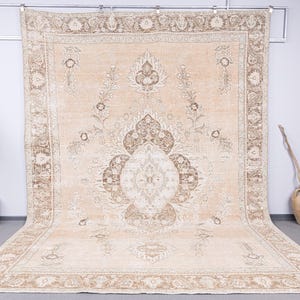 10x12 Rug, Muted Rug, 10x12 Bedroom, Living room Large Rug, Handmade Rug, 10x12 Area Rug, Turkish Rug, Faded Rug, 10x12 Bohemian Rug