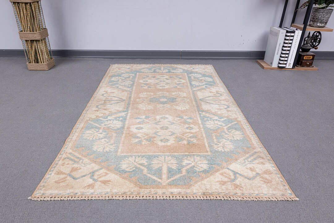 3x4 Neutral Soft Kitchen Rug, Modern Washable Well-maintained Ready-to ...