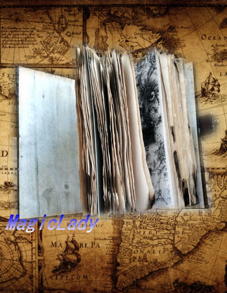 Book of Shadows Dream Journal Grimoire Journal Diary Unusual gift Notebook Aged paper Custom Witchcraft Wicca Spell Book Handmade notebook