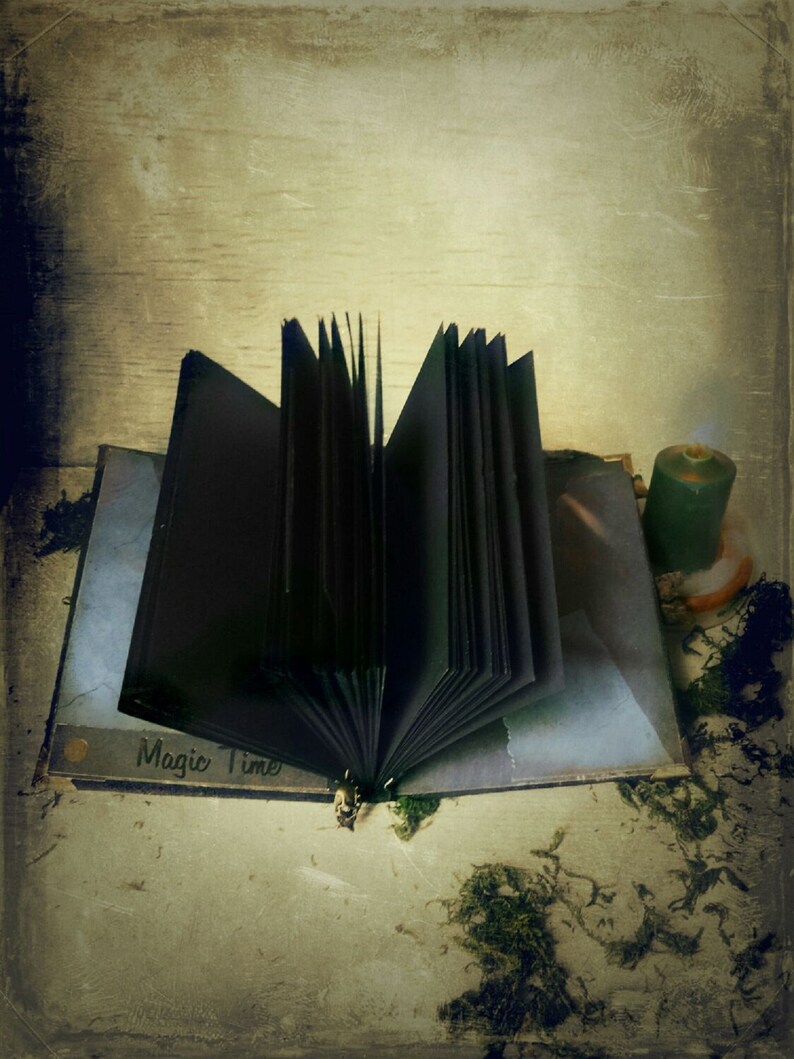 Diary book Notebook with black pages Dream journal Diary Book Etsy