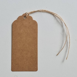 Geschenkanhänger Kraftpapier Preisschild, Große Kraftpapieranhänger, Anhänger Gastgeschenke, Papieranhänger Preisetikett, Geschenkdekoration