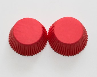 Muffinförmchen Valentinstag rot, Papierbackförmchen Muffins, Cupcakeförmchen Weihnachten, 50 Stück