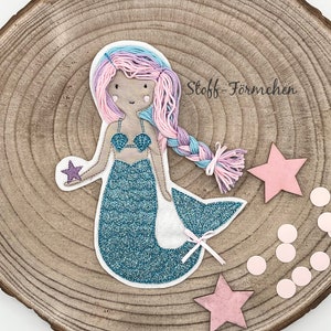 Large mermaid appliqué