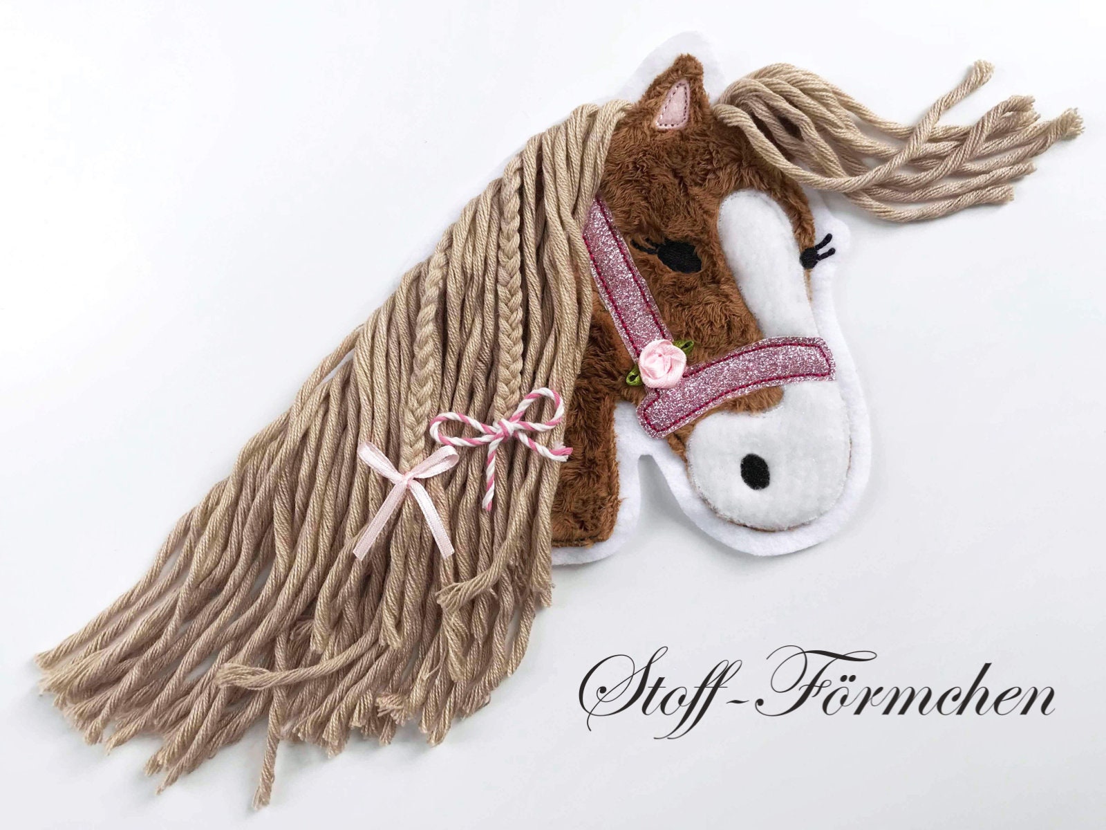 Large Pony Lulu Applique Brown