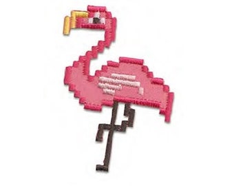 Flamingo Bügel-Applikation