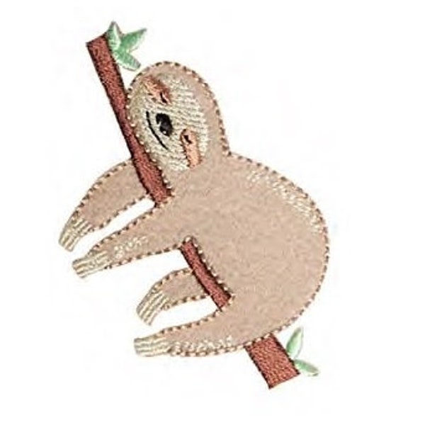 Sloth iron-on appliqué
