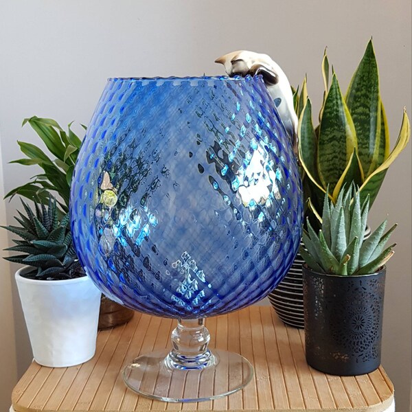 Brandy Glass With Cat and Mouse Etsy UK