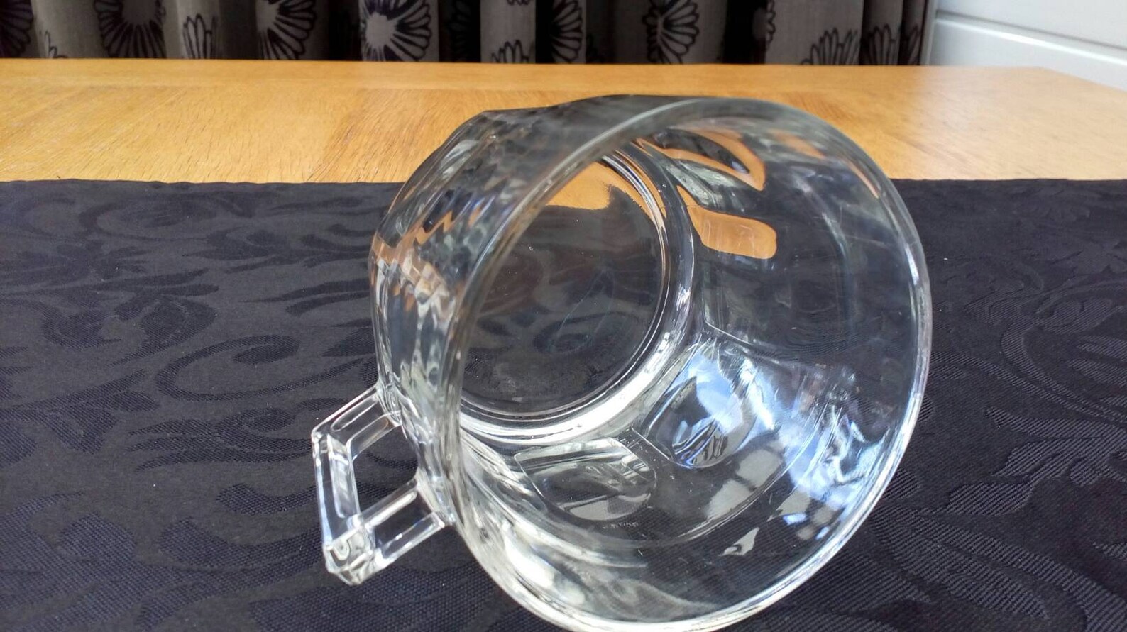 Arcoroc clear glass cups and saucers set of six Etsy