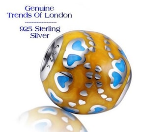 Polished Enamel Beads, Charm Trends Of London™ 925 Sterling Silver