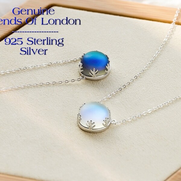 BEST SELLER | Aurora Borealis, Halo Crystal Necklace, Genuine Trends Of London™ Solid 925 sterling silver