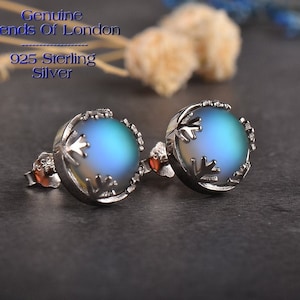 Orecchini in argento Sterling Aurora AB CZ con cristalli CZ