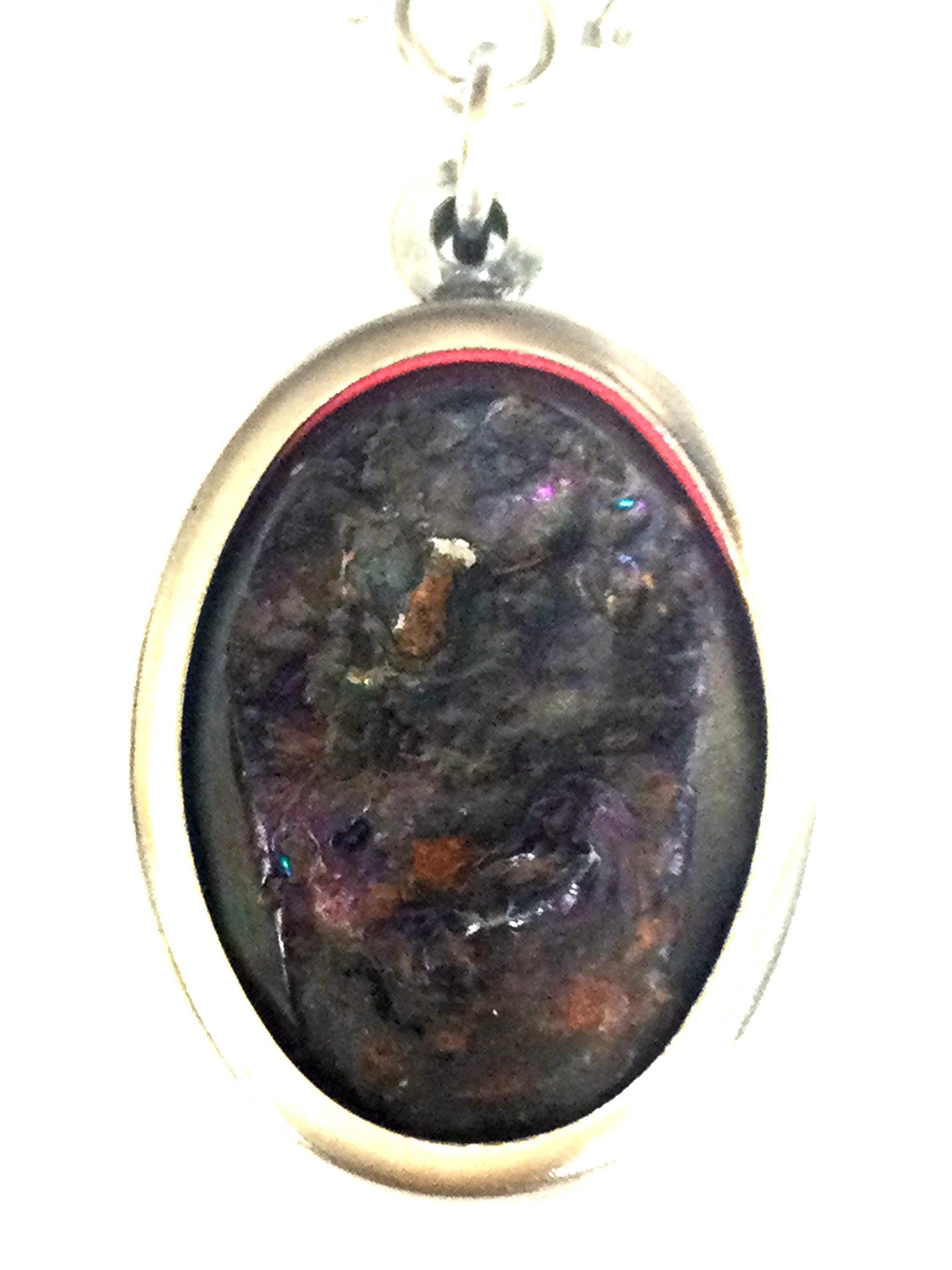 Rare 7 Color Rainbow Leklai Stone / Powerful Sacred Pendant