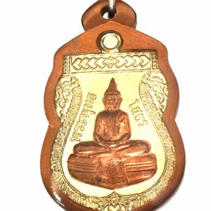 Lp Sothon Pendant: Thai Buddhist Amulet, Good Luck Charm