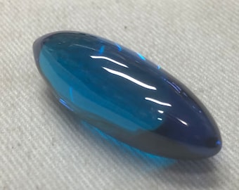 Blue Ocean Naga Eye Stone / Powerful Magic Stone Thai Amulet / Lucky and Charm Talisman / Gemstone / Blue Stone / Good Luck for Wealth