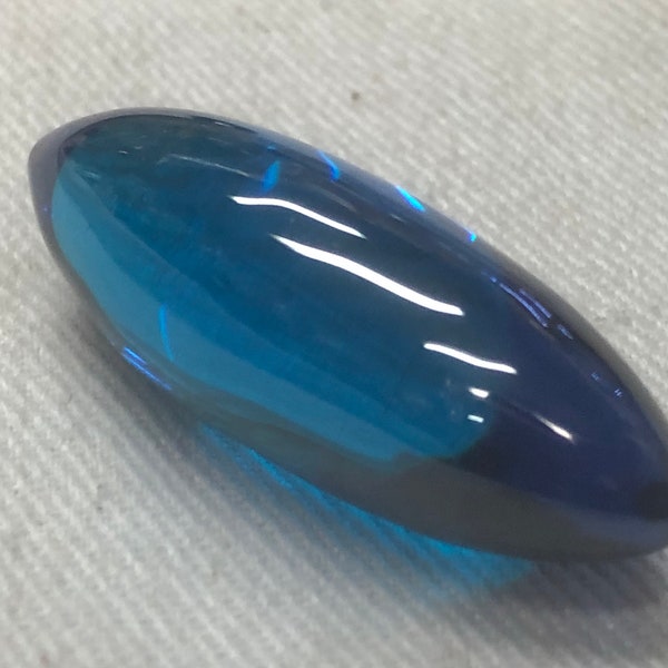 Blue Ocean Naga Eye Stone / Powerful Magic Stone Thai Amulet / Lucky and Charm Talisman / Gemstone / Blue Stone / Good Luck for Wealth