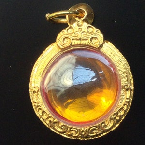 Seltene Naga Auge Edelstein Magie Anhänger Talisman Schmuck Thai Glück kraftvollen Charme Amulett Nettes Geschenk Gratis 1x Seil Halskette