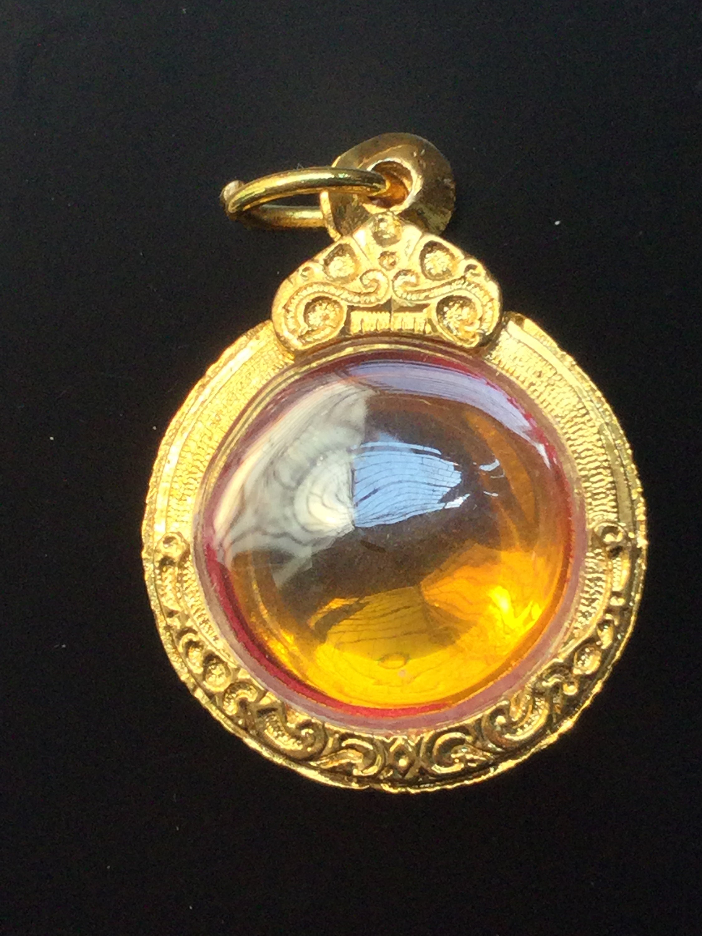 Rare Naga Eye Gemstone Magic Pendant Talisman Jewelry Thai Lucky Powerful Charm Amulet Nice Gift Free 1x Rope Necklace